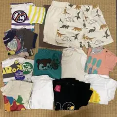 夏物男の子80半袖Tシャツ短パン13点セット