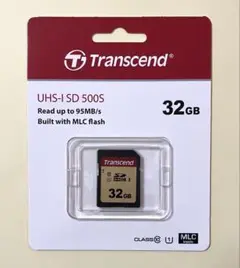 Transcend 32GB SDカード class10、未開封