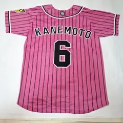 レア物　美品　Tigers ユニフォーム　S　 KANEMOTO 6番 ピンク
