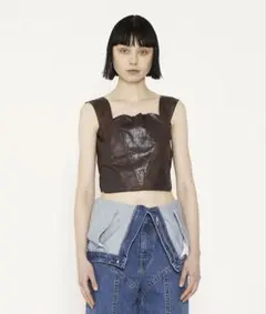 VIAVANDA FAKE LEATHER TANK