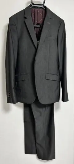 TAKEO KIKUCHI グレー ストライプ スーツ タケオキクチ 美品