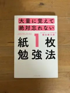 大量に覚えて絶対忘れない 1枚勉強法