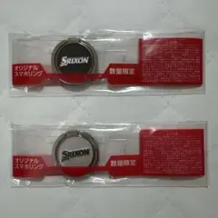 スリクソン SRIXON オリジナルスマホリング 黒 シルバー 数量限定