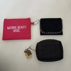 Natural Beauty Basic ミッフィ　小物入れ3点