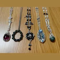 【新品未使用】【限定価格】高級感 キラキラ 輝き ネックレス 5本 400