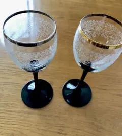 ワイングラス レース柄