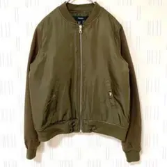 FOREVER21 フォーエバー21 MA1 ミリタリージャケット　カーキ　美品