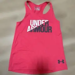 UNDER ARMOUR ピンク ノースリーブタンクトップ YSM/JPN/CH