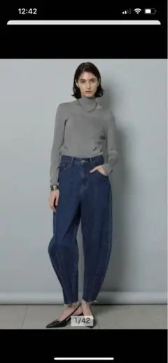 CADUNÉ カーヴィーデニム　特殊紺38 M カーヴィーデニム（デニムパンツ）｜CADUNE（カデュネ）の