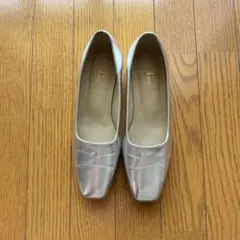 お値下げ！イナバ大きなサイズ！シルバー パンプス