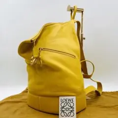 極美品✨希少 LOEWE アントン リュック ナッパレザー イエロー アナグラム