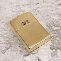 ZIPPO ゴールド 162ZR-SGD シリアルナンバー入り アーマー