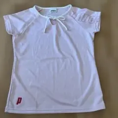 ⭐️ 値下げ　prince ピンクTシャツ　リボン　テニスウエアー