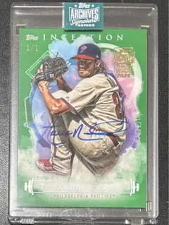 topps アーロン・ノラ 直書きサイン 1of1 2025年最新】アーロン・ノラの人気アイテム - メルカリ