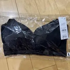 オークション終了後値段戻します！シームレスブラジャー ブラック Lサイズ