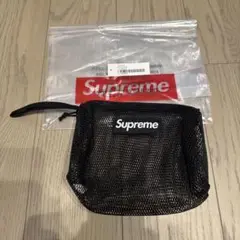 Supreme メッシュポーチ ブラック