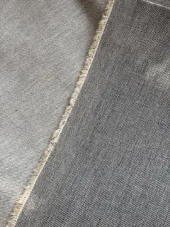 児島産 デニム生地 チャコールグレー 横140×縦320