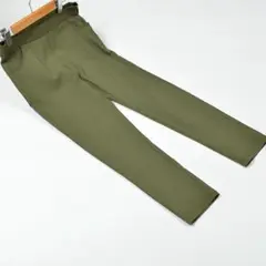 L~LL 大きいサイズ ストレッチ パンツ レディース レギンス/カーキ