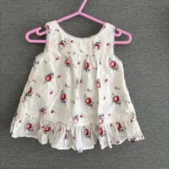 baby gap 花柄トップス　ノースリーブ