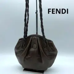 FENDI レザー ショルダーバッグ ハンドバッグ ポシェット