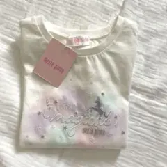 新品 メゾピアノ ユニコーン　フレアスリーブＴシャツ