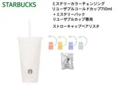 スタバ　ミステリーカラーチェンジングリユーザブルコールドカップ　ベアリスタ