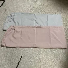 コモライフ掛け布団衿カバーシングル2色組