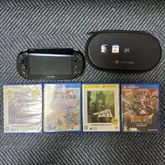 PS Vita pch-2000本体 ケース ゲームソフト6本セット