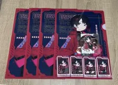 gigo限定　ぶいすぽっ！　クリアファイル・しおり×4 缶バッジ×1　如月レン
