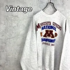 希少 90s ヴィンテージ スウェット ミネソタ州 ビッグシルエット 美品