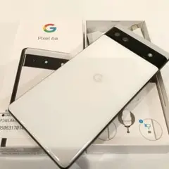 Google Pixel 6a ホワイト 本体　充電器　保護フィルム　付き　中古