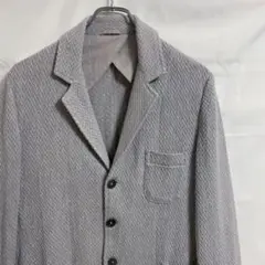美品 Mc lauren コットンリネン ニットジャケット マックローレン