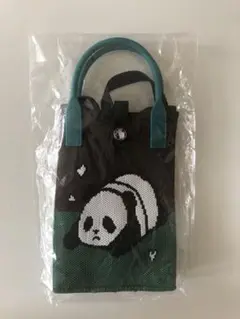 パンダ柄 携帯 スマホ 小物入れ バッグ