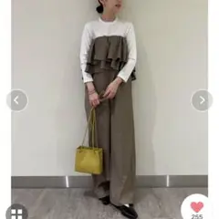Mila Owen ラッフルベアオールインワンTシャツSET