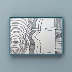 ペン画（原画）「横顔シリーズ“001”」