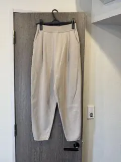 Jeanasis ベージュ サルエルパンツ ハイウエスト