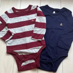 baby GAP オーガニックコットンロンパース 2点セット