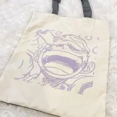 美品　ONE PIECE 刺繍トートバッグ　ルフィ　ニカ　ワンピース