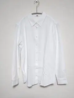 UNIQLO レーヨンシャツ 長袖 ホワイト S