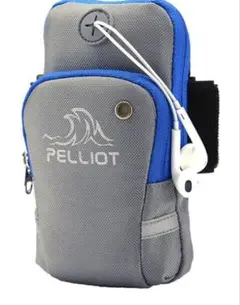 新品　PELLIOT 防水ランニングポーチ　グレー