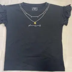 GLOBAL WORK ブラック Tシャツ 120