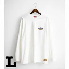 新品　NEW JACKニュージャック オーバーサイズ長袖Tシャツ ホワイト　L