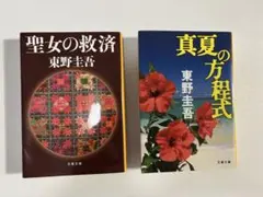東野圭吾 作品2冊セット ⭐︎聖女の救済 ⭐︎真夏の方程式
