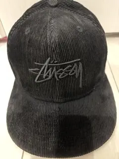 Stussy コーデュロイキャップ 7 3/4 ブラック
