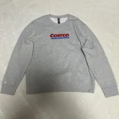 COSTCO 刺繍ロゴ グレー トレーナー XL
