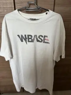WBASEロゴプリント Tシャツ ホワイト