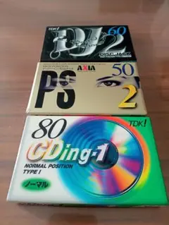 新品未開封　カセットテープ　３本セット