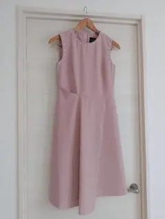 ルッソビアッジョブルー パール ワンピース ピンク