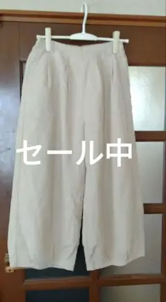 SM2 きなり プリーツ入り バルーンパンツ