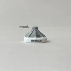 フェーヴ　チチェン・イッツァ　フランス　フェーブ　ミニチュア陶器　f-3532